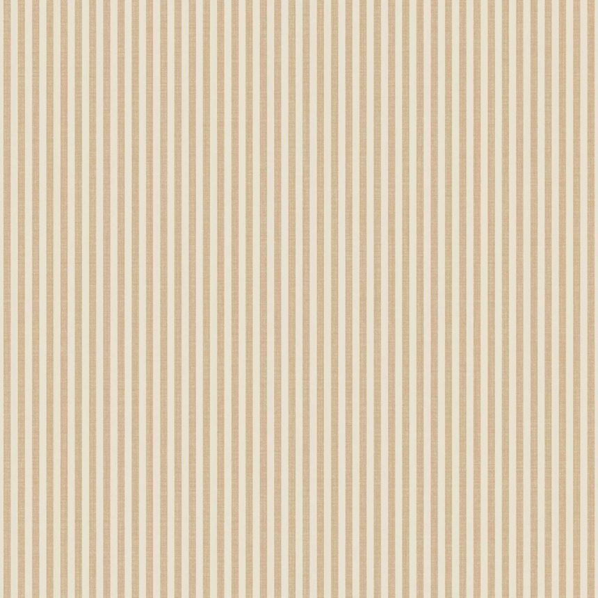 Tapete, braun-beige, Stoffoptik, Streifen, 38483, Top Stripes, Parato by Cristiana Masi