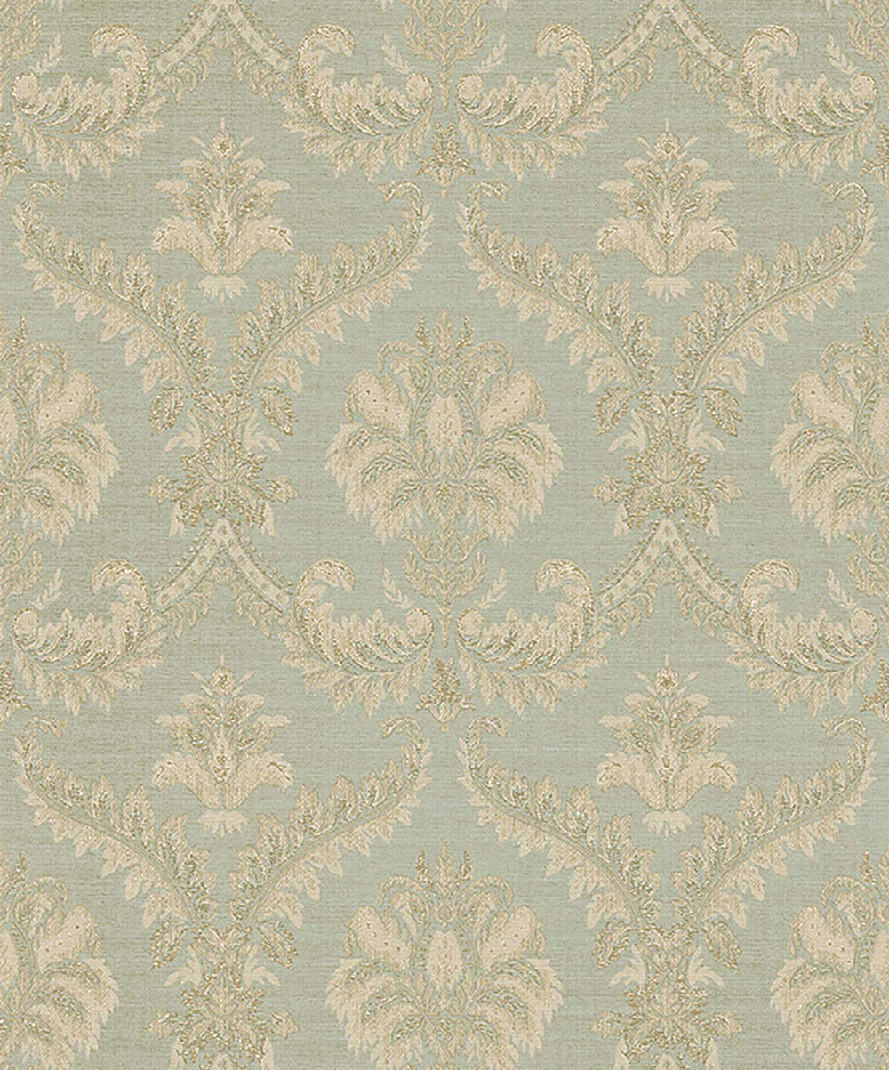 Vliestapete, grün-beige, Barockmuster, 23605, The Best Classic & Elegant, Cristiana Masi by Parato