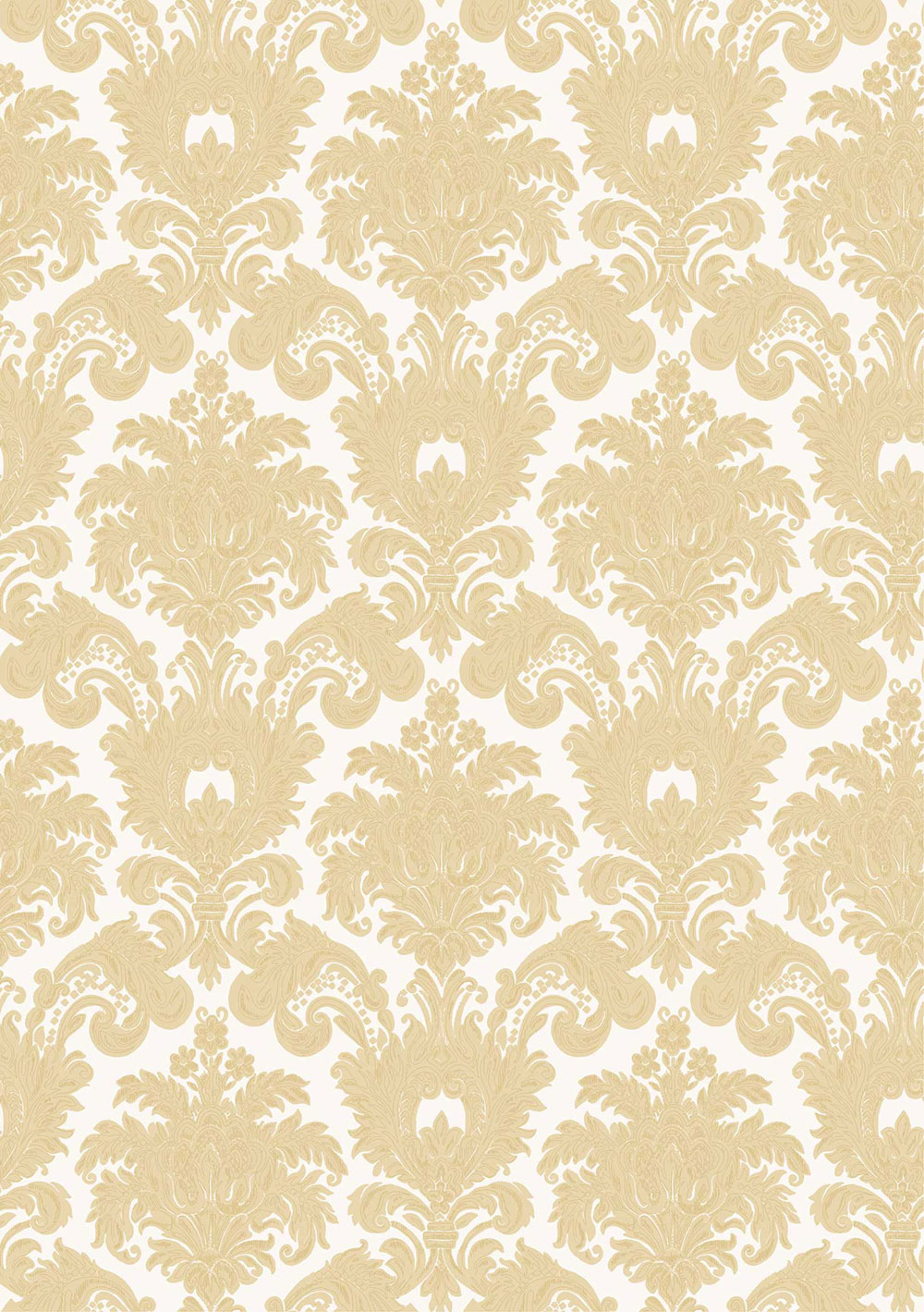Vliestapete, goldbeige, Barockmuster, 23612, The Best Classic & Elegant, Cristiana Masi by Parato
