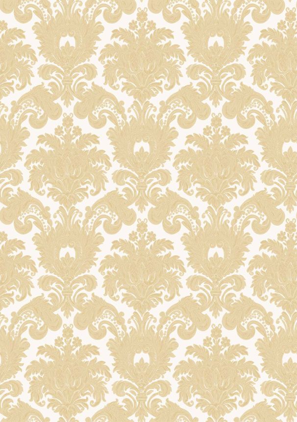 Vliestapete, goldbeige, Barockmuster, 23612, The Best Classic & Elegant, Cristiana Masi by Parato