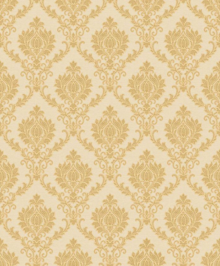 Vliestapete, goldbeige, Barockmuster, 23642, The Best Classic & Elegant, Cristiana Masi by Parato