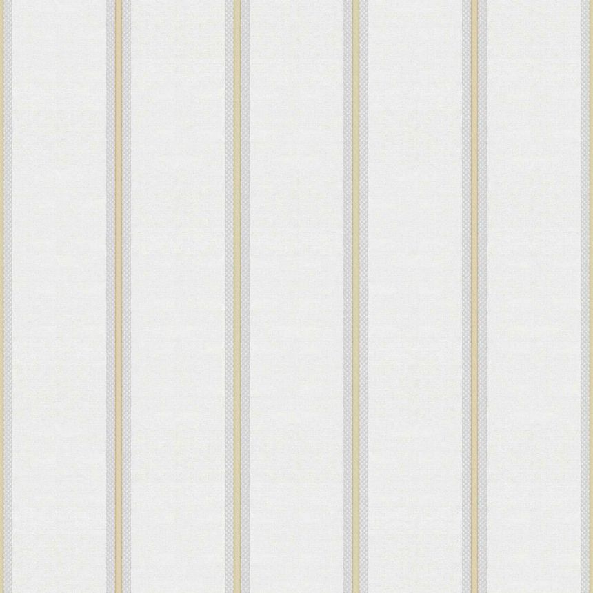 Vliestapete, grau-beige, Streifen, 25762, The Best Classic & Elegant, Cristiana Masi by Parato
