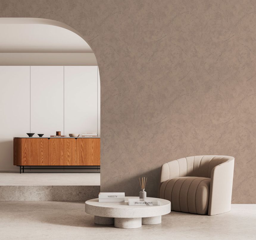 Tapete, braun-beige, Stuck, A20818, Grandeco