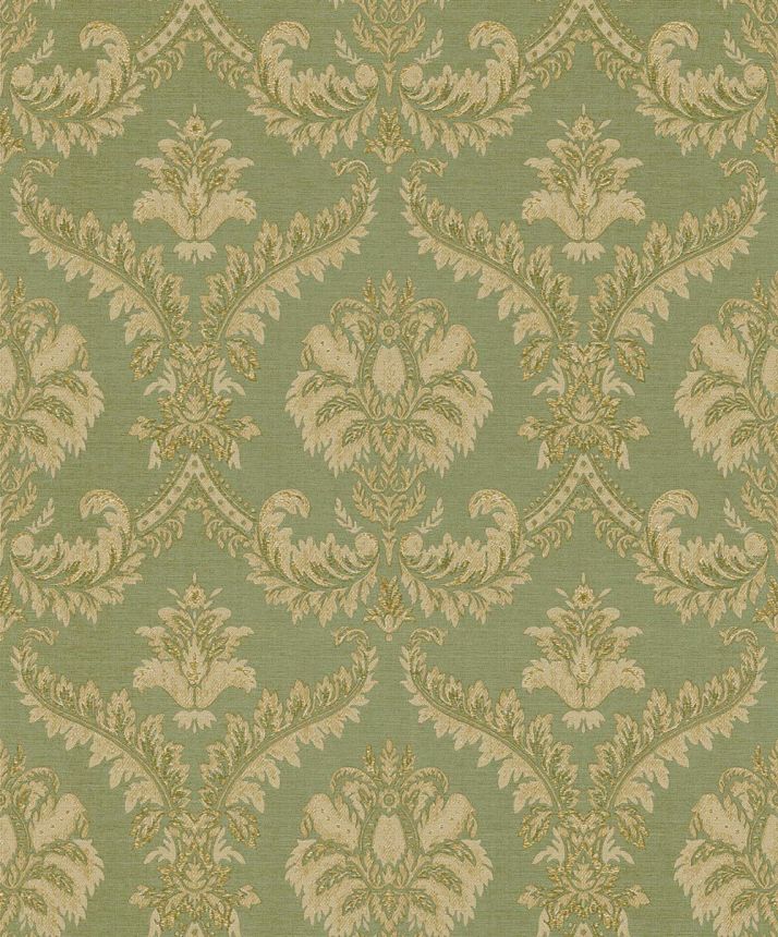Vliestapete, grün-beige, Barockmuster, 23607, The Best Classic & Elegant, Cristiana Masi by Parato