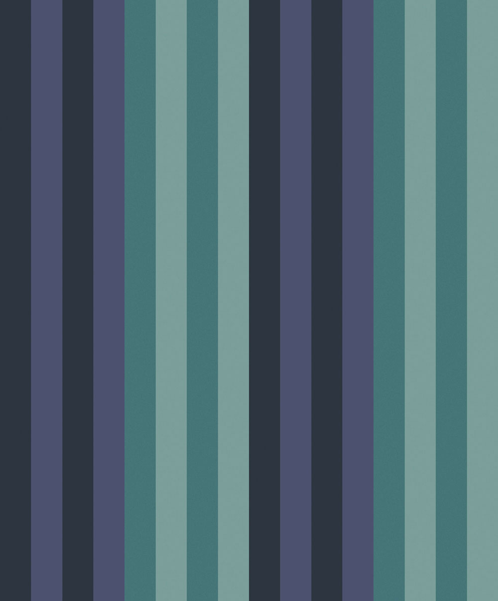 Vliestapete, grün-blau, geometrisch, Streifen, ROM503, Romance, Masureel