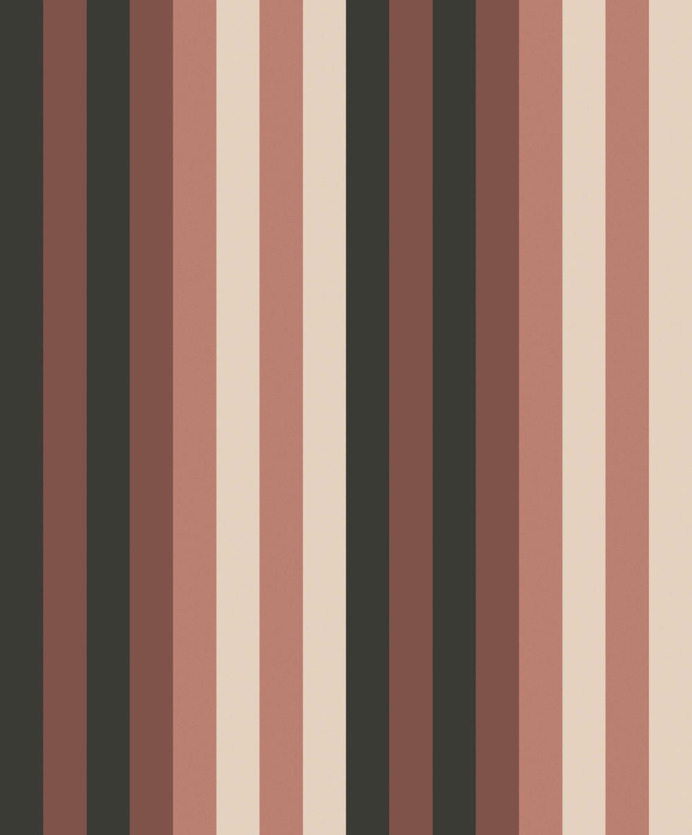 Vliestapete, braun-beige, geometrisch, Streifen, ROM504, Romance, Masureel