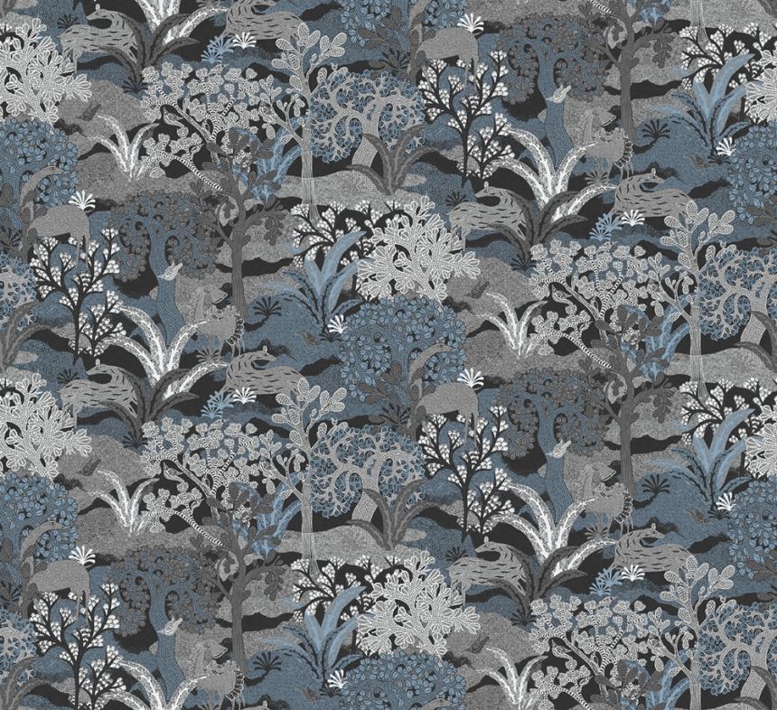 Tapete, grau-blau, Natur, ZON501, Amazone, Masureel