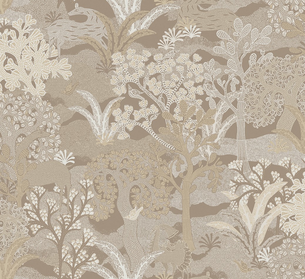 Tapete, braun-beige, Natur, ZON504, Amazone, Masureel