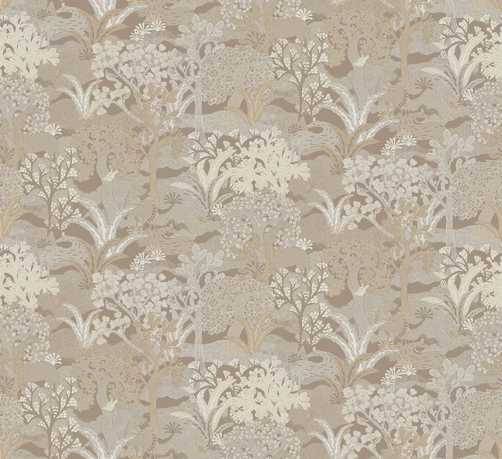 Tapete, braun-beige, Natur, ZON504, Amazone, Masureel