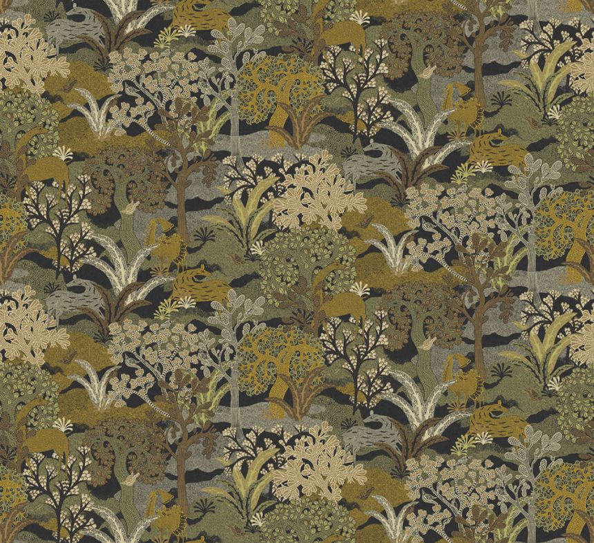 Tapete, braun-grün, Natur, ZON505, Amazone, Masureel