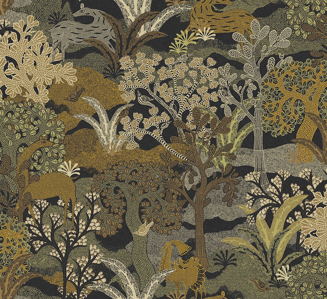 Tapete, braun-grün, Natur, ZON505, Amazone, Masureel