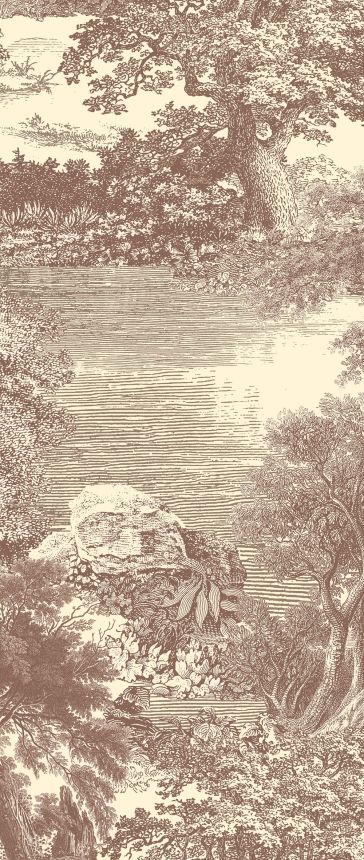 Fototapete, braun, Wald, Bäume, DGSAL1041-260, Amazone, Masureel