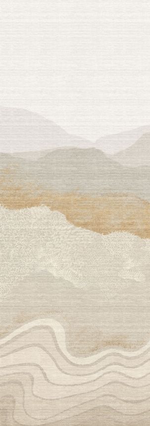 Bildtapete, grau-beige, Berglandschaft, DGZON2023-300, Amazone, Masureel
