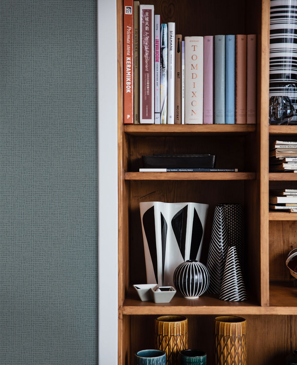 Tapete, blau, 4190, Alla Tiders Hus, Borastapeter