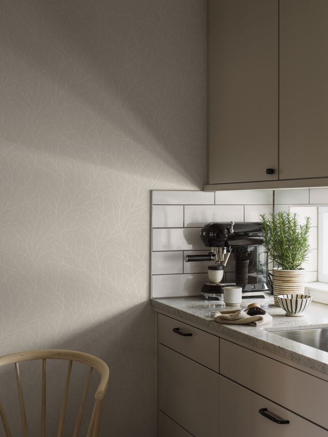 Tapete, beige, Zweige, 38728, Borosan Hem, Boråstapeter