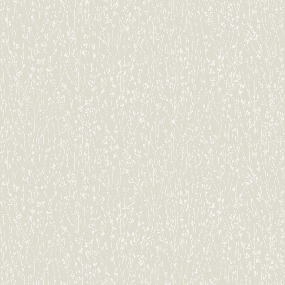 Tapete, beige, Zweige, Blätter, 38730, Borosan Hem, Boråstapeter