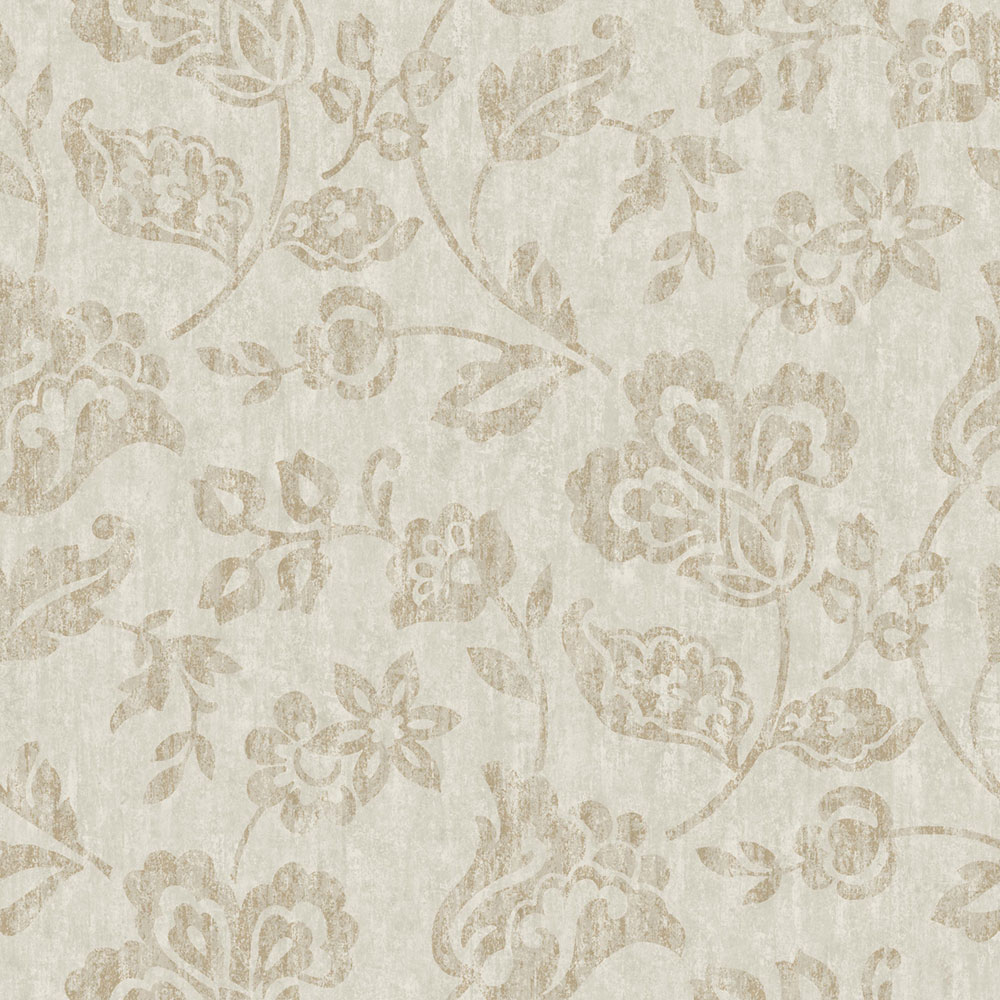 Tapete, beige, Blumen, 38740, Borosan Hem, Boråstapeter