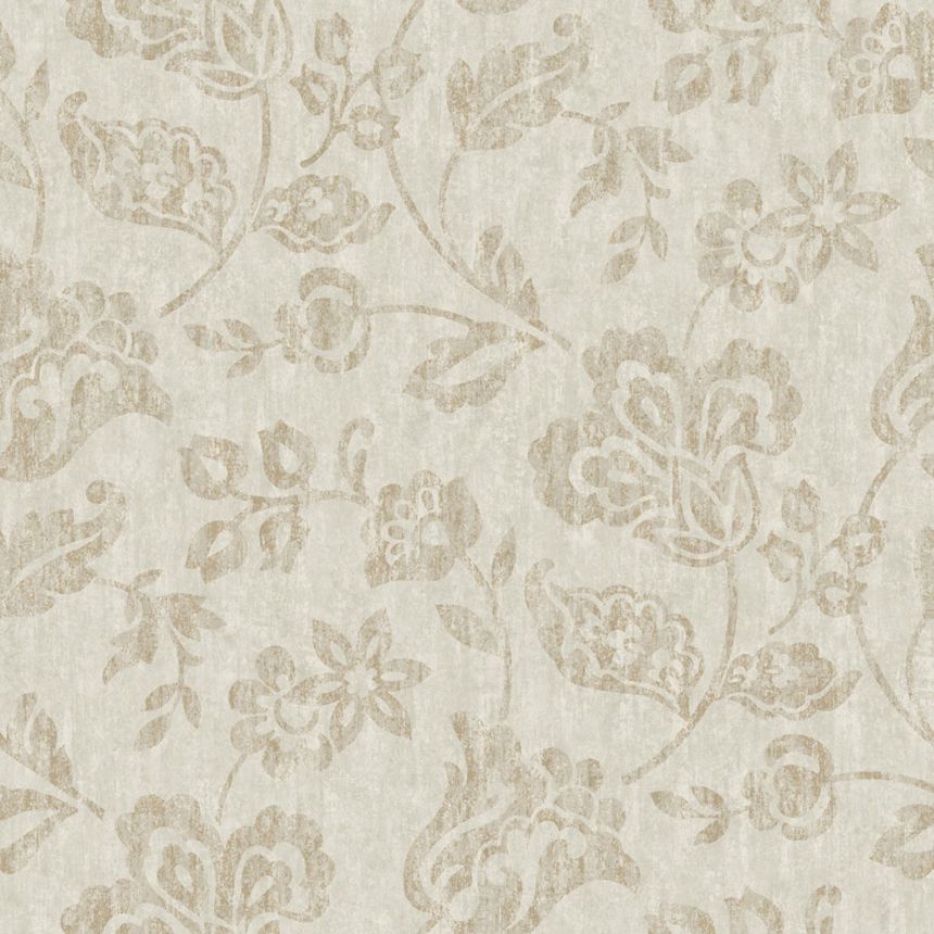 Tapete, beige, Blumen, 38740, Borosan Hem, Boråstapeter
