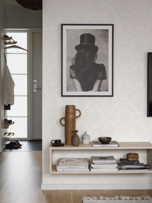 Tapete, weiß, Ornamentmuster, 38745, Borosan Hem, Boråstapeter