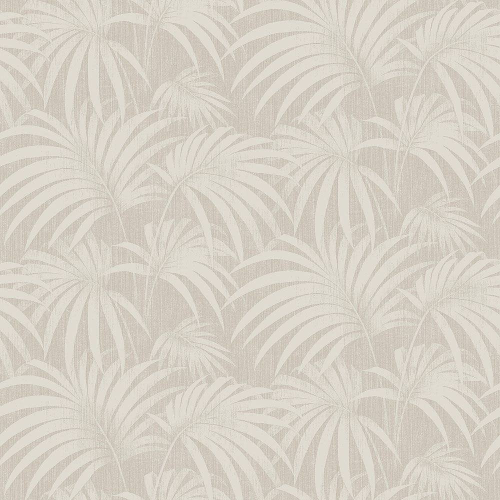 Tapete, beige, Palmblätter, 38769, Borosan Hem, Boråstapeter