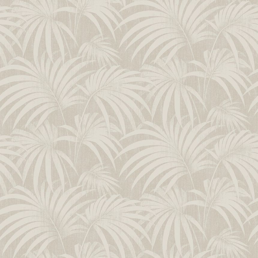 Tapete, beige, Palmblätter, 38769, Borosan Hem, Boråstapeter