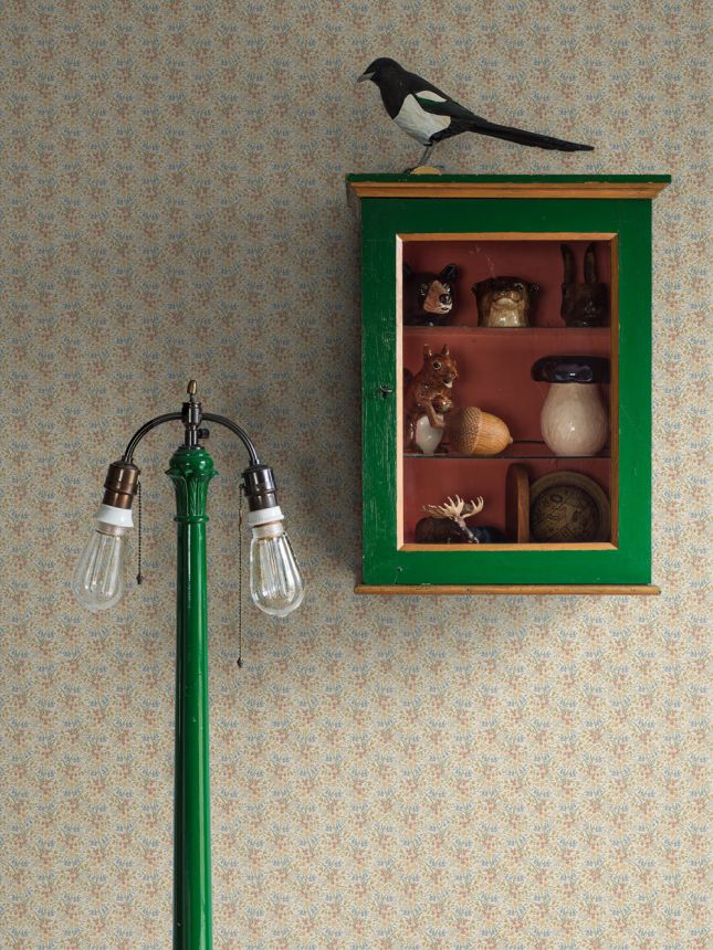 Tapete, cremefarben, Blumen, 4815, New Heritage, Boråstapeter