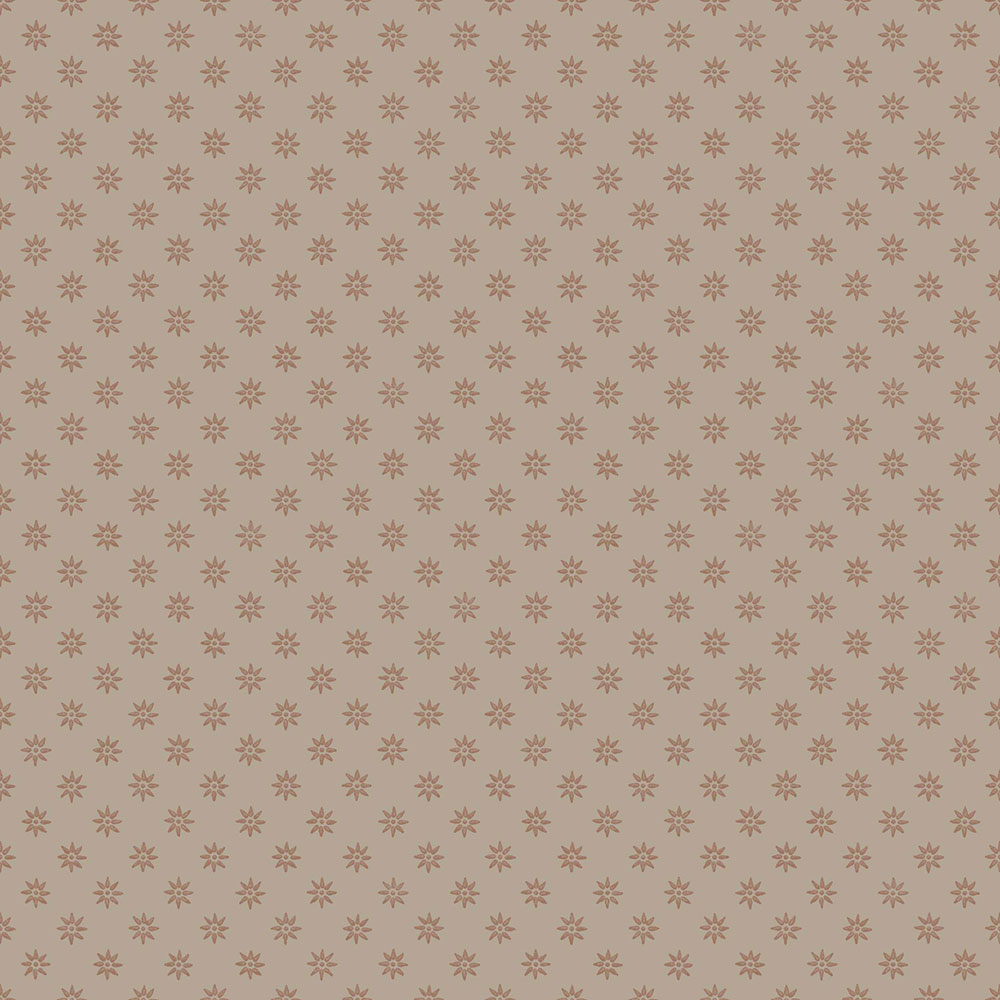 Tapete, braun, Blumen, 5806, Nordic Folk, Borastapeter