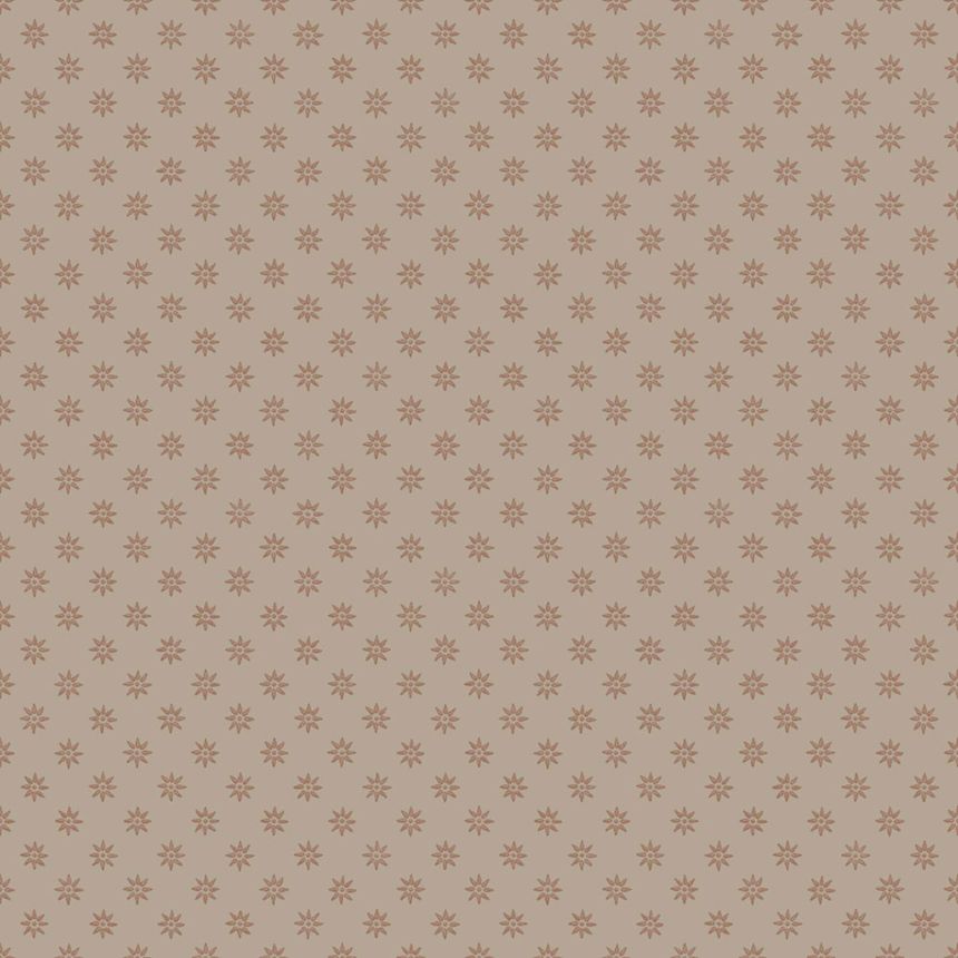 Tapete, braun, Blumen, 5806, Nordic Folk, Borastapeter