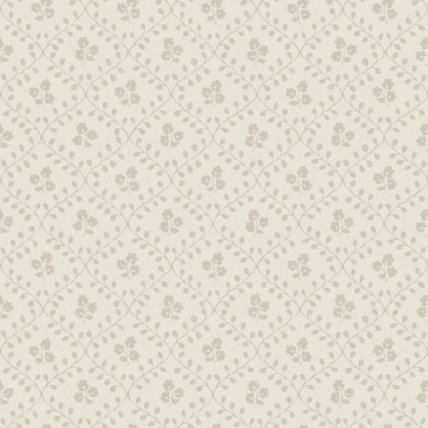 Tapete, beige, Blumen, 5824, Nordic Folk, Borastapeter