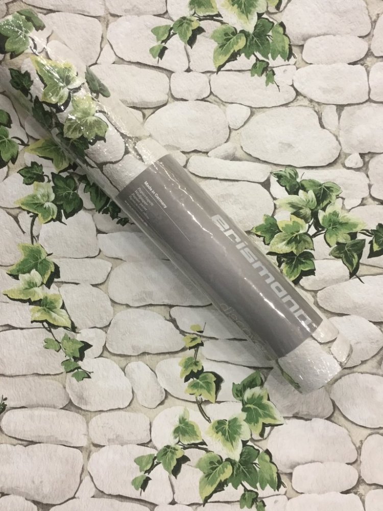 Papiertapeten für die Wand 7519-2, Stein und Efeu, Old Friends II, Vavex