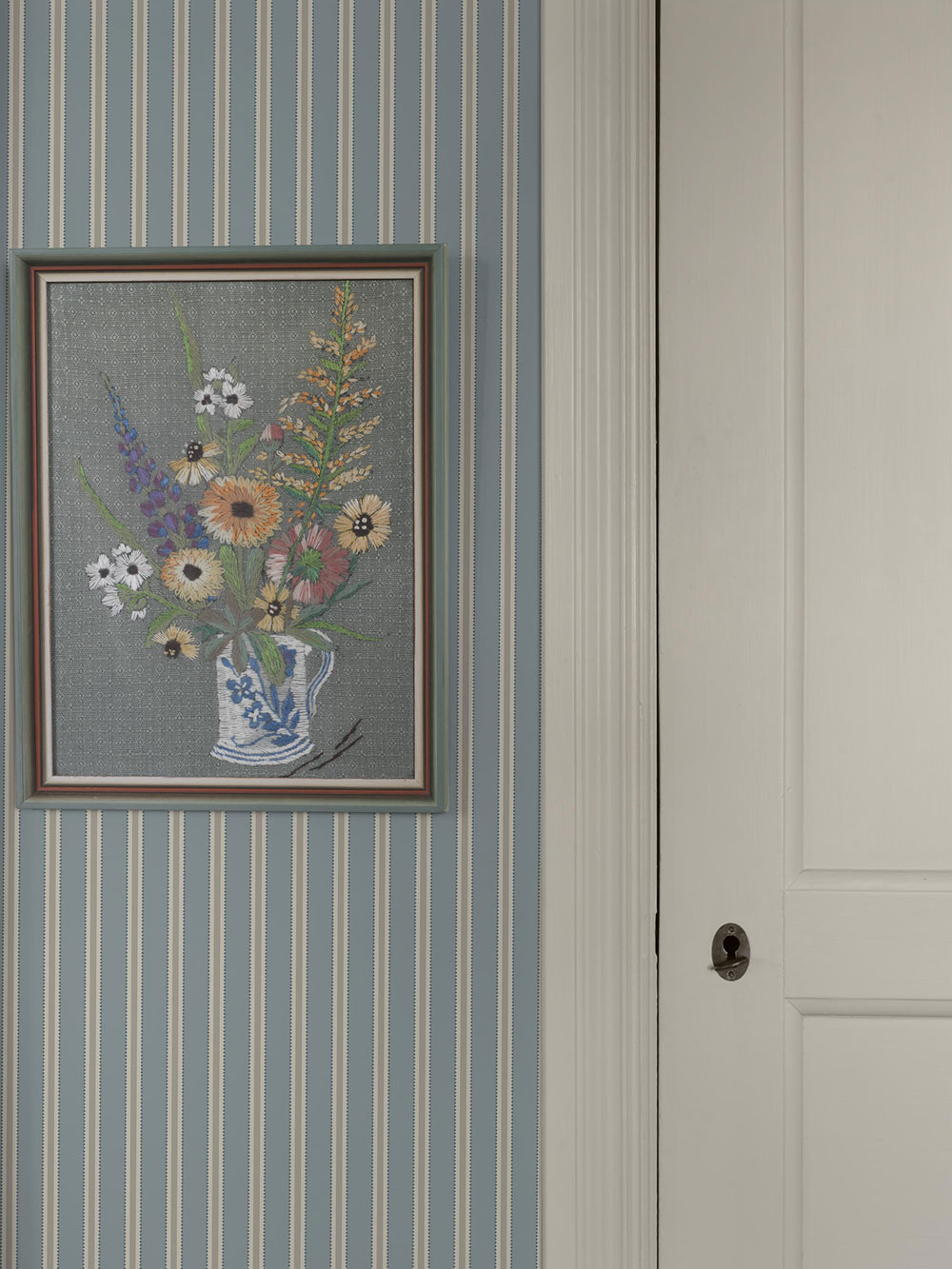 Tapete, blau, Streifen, 6981, Osterlen, Borastapeter