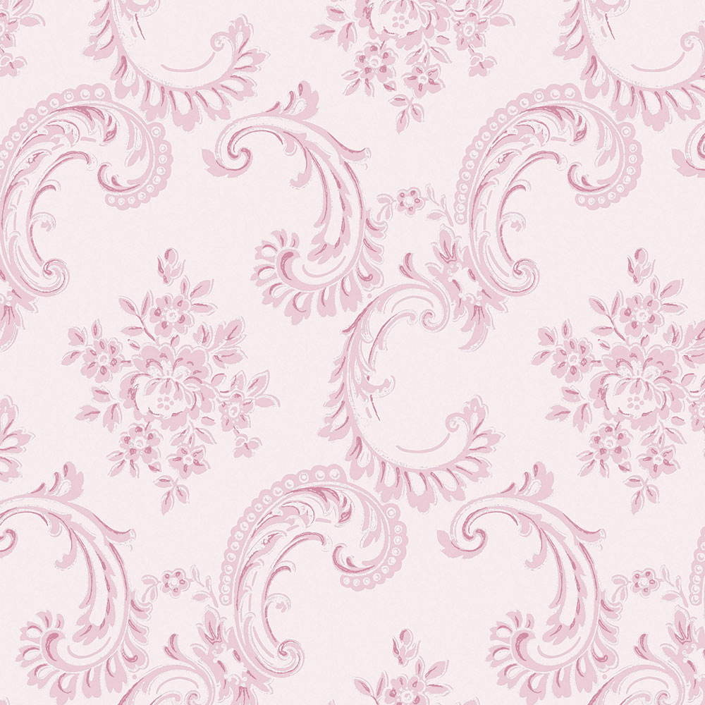 Tapete, rosa, klassisch, Ornamente, 125113, Shabby Chic by Rachel Ashwell