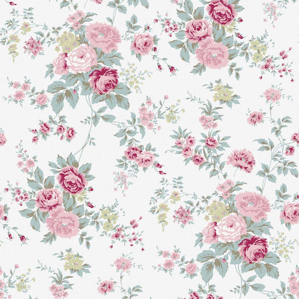 Tapete, Blumen, 125130, Shabby Chic by Rachel Ashwell