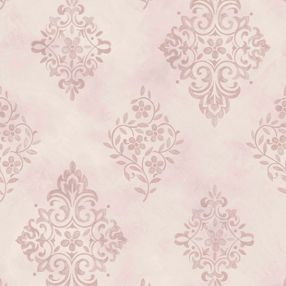 Tapete, rosa, klassisch, Ornamente, 125136, Shabby Chic by Rachel Ashwell