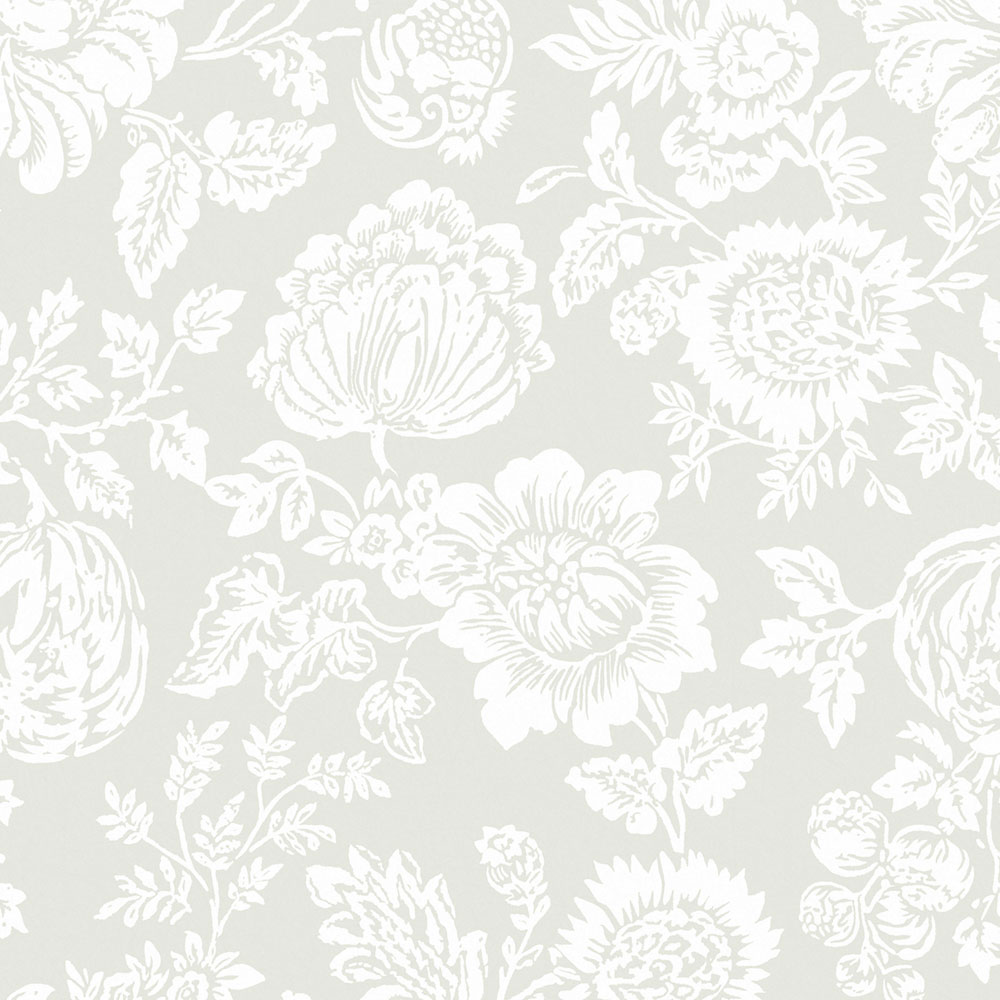Tapete, grün, Blumen, 125138, Shabby Chic by Rachel Ashwell