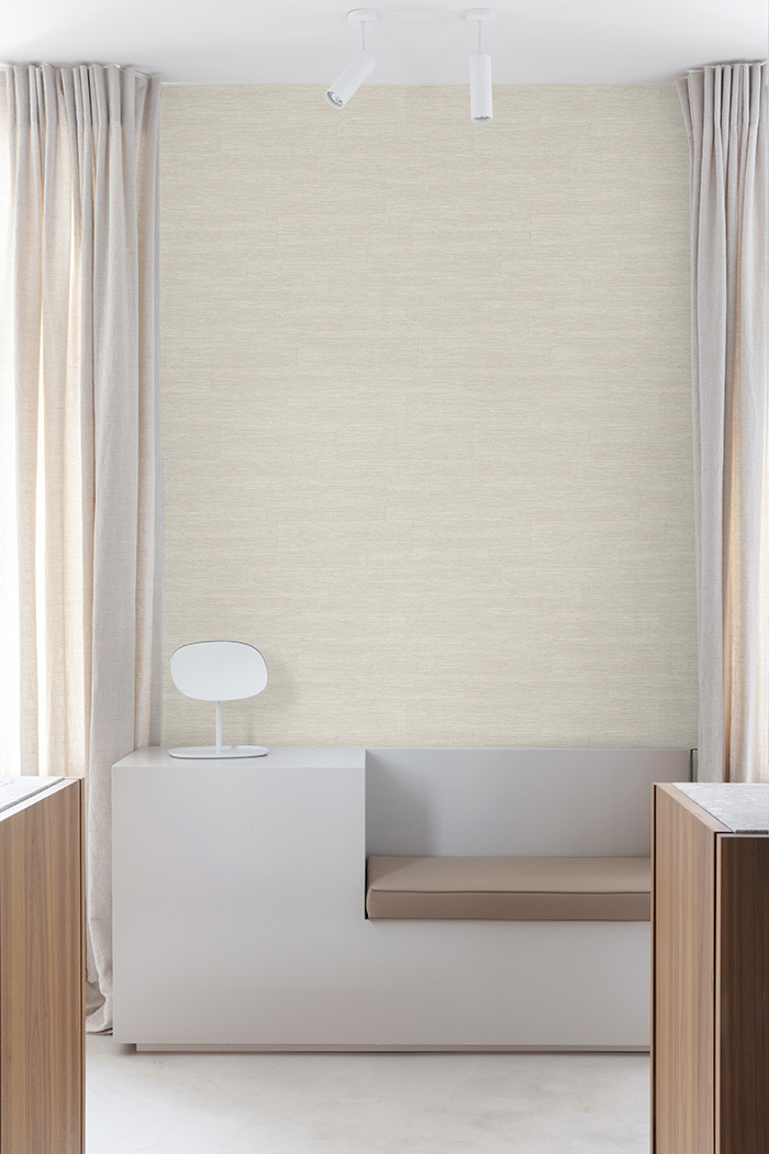 Tapete, grau-beige, Stoffoptik, PW1002, Precious Weaves, Grandeco