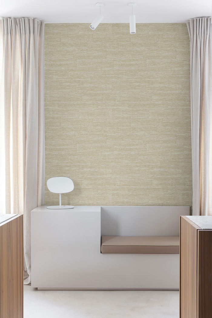 Tapete, braun-beige, Stoffoptik, PW1003, Precious Weaves, Grandeco