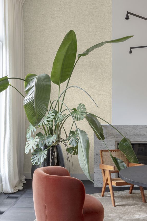 Tapete, grau-beige, Stoffoptik, PW1102, Precious Weaves, Grandeco