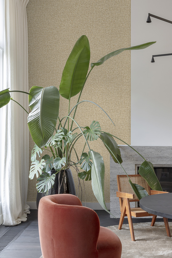 Tapete, braun, Stoffoptik, PW1113, Precious Weaves, Grandeco