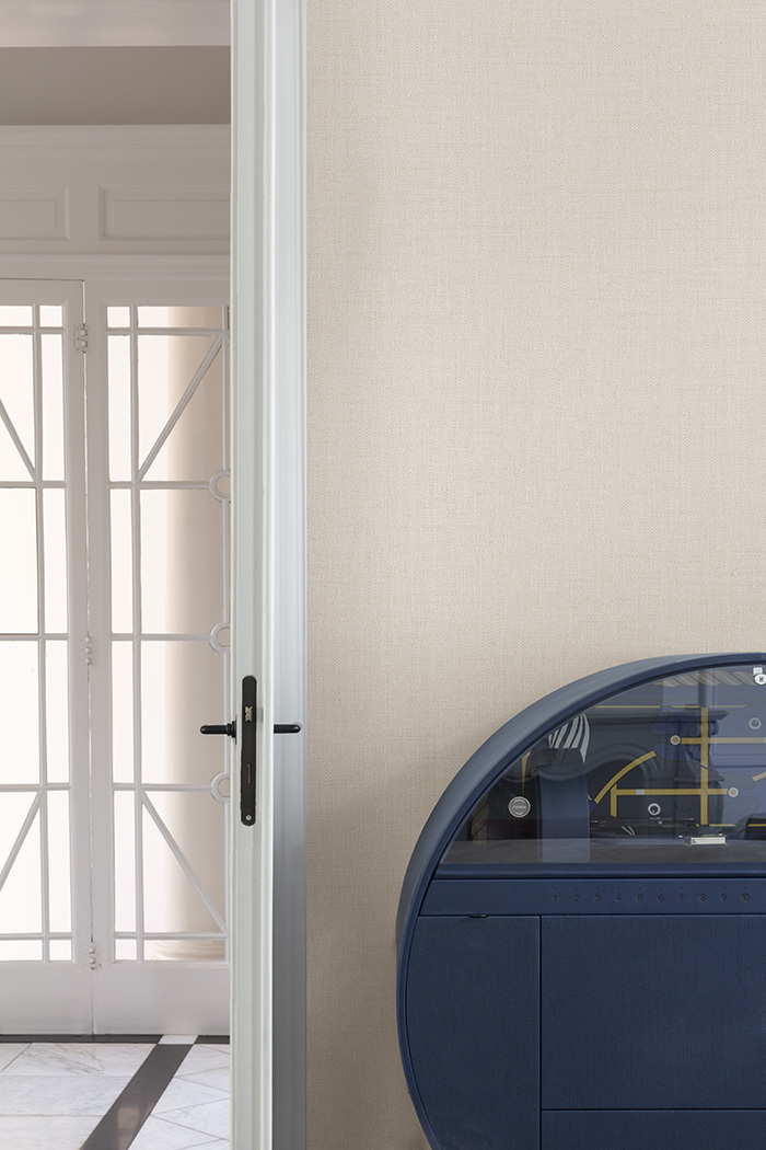 Tapete, creme, Stoffoptik, PW1201, Precious Weaves, Grandeco