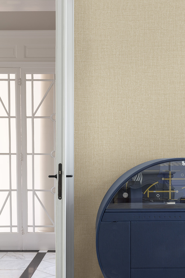 Tapete, beige, Stoffoptik, PW1205, Precious Weaves, Grandeco