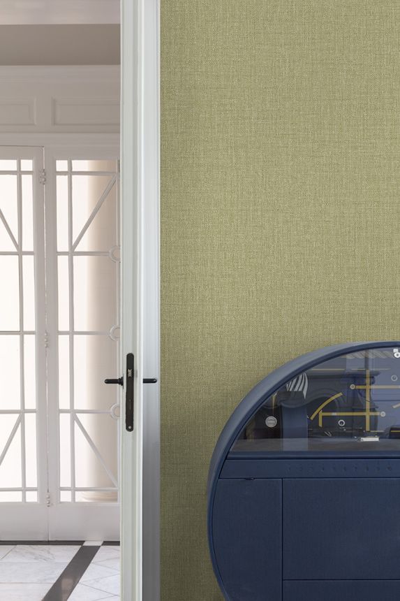 Tapete, grün, Stoffoptik, PW1210, Precious Weaves, Grandeco