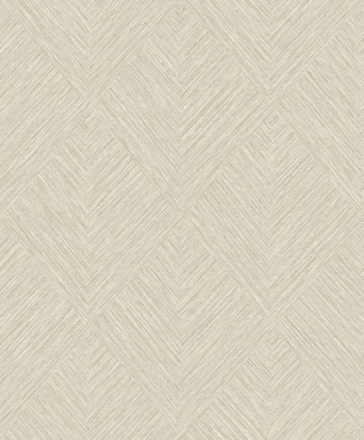 Tapete, grau-beige, geometrisch, PW3004, Precious Weaves, Grandeco