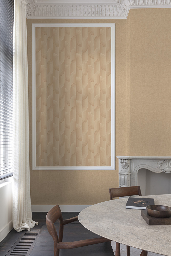Tapete, braun-beige, geometrisch, PW3112, Precious Weaves, Grandeco