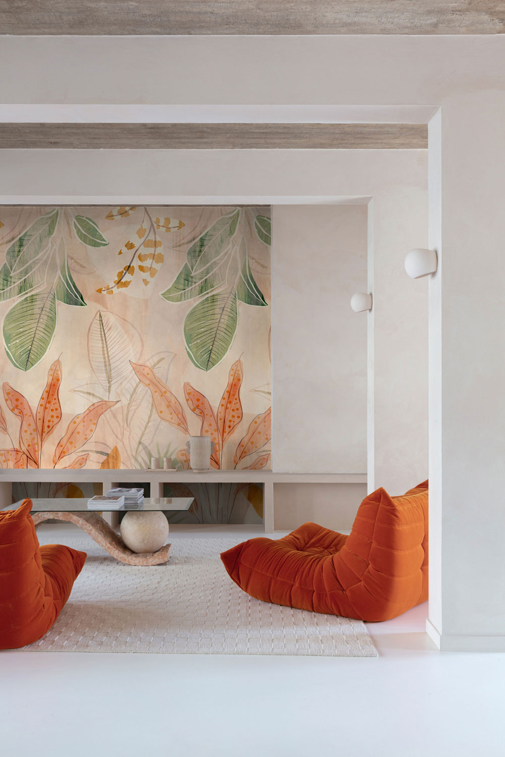 Fototapete, Blätter, A60701, One roll, one motif 2, Grandeco