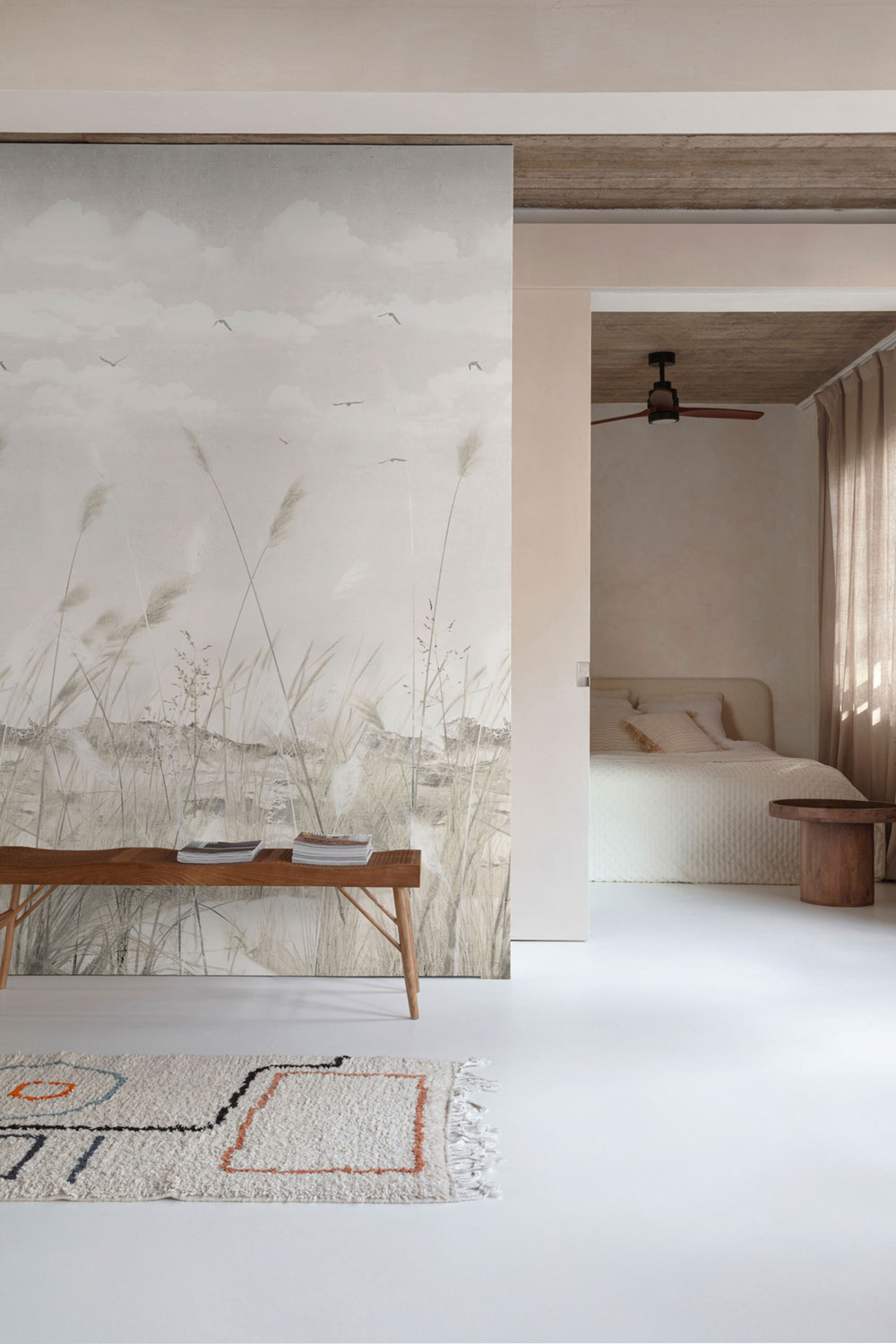 Fototapete, Nordseelandschaft, Bäume, 202701, One roll, one motif 2, Grandeco