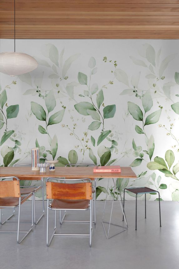 Fototapete, Zweige, Blätter, A77101, One roll, one motif 2, Grandeco