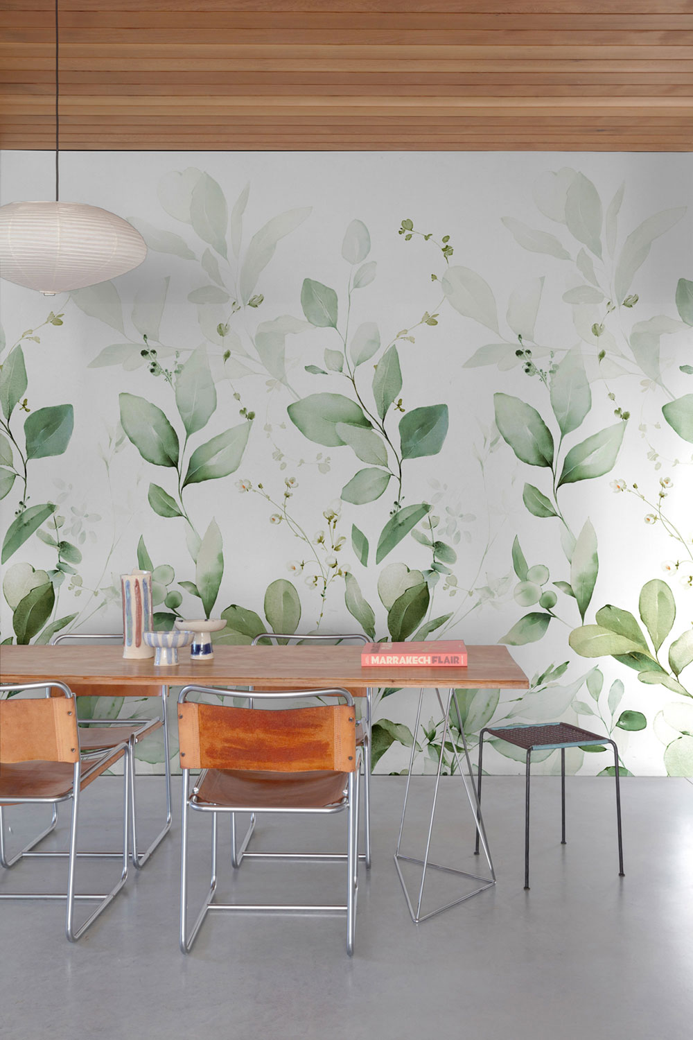 Fototapete, Zweige, Blätter, A77101, One roll, one motif 2, Grandeco