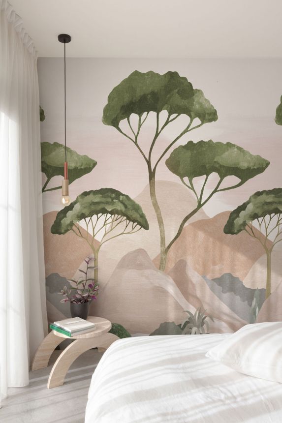 Fototapete, Landschaft, Bäume, A77401, One roll, one motif 2, Grandeco