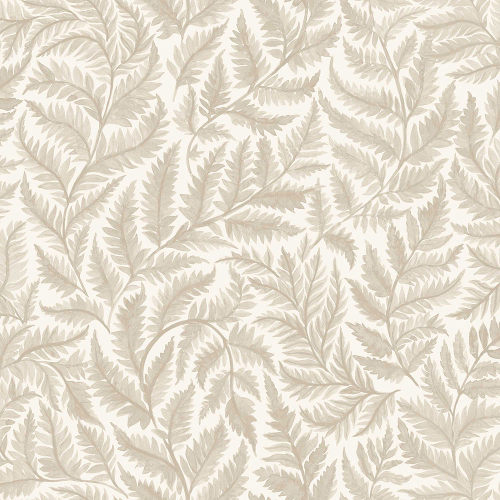 Vliestapete, beige, Farnblätter, 7789, Adorn, Borastapeter